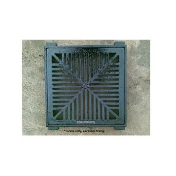 PAM CI SQUARE DISHED LD 300X300 GRATE ONLY