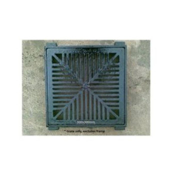 PAM CI SQUARE DISHED LD 300X300 GRATE ONLY