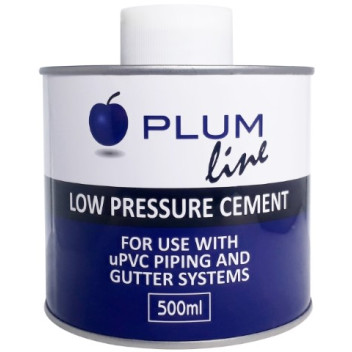 PLUMLINE LOW PRESSURE PVC WELD & BRUSH 500ML