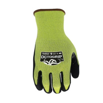 OCTOGRIP GLOVE SAFETY PRO CUT (GREEN) HPPE KNIT/NITRILE - MED PW275
