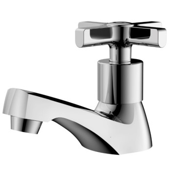 PLUMLINE MODERNA PILLAR TAP CP 15mm