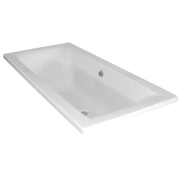 BETTA MELISSA DROP-IN BATH NO HANDLES WHITE 1800X800