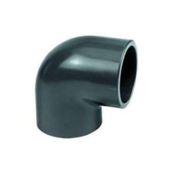 uPVC S/WELD ELBOW 160x90 PLAIN GREY