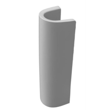 PLUMLINE MERU FULL PEDESTAL 630mm WHITE (BOXED)