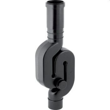 GEBERIT HDPE SUCTION TRAP WITH SERVICE OPENING 110mm 367.813.16.1