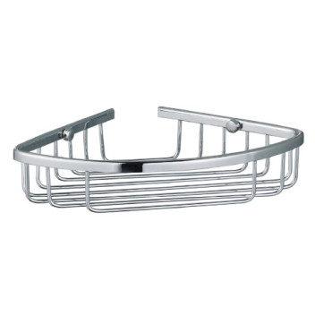 PLUMLINE MAHALE CORNER SHOWER CADDY S/STEEL