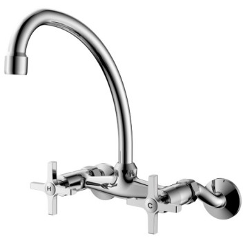 PLUMLINE MODERNA SINK MIXER WALLTYPE CP 15mm