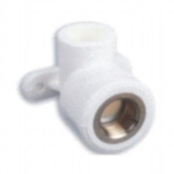 VALSIR VU0010005 AQUASYSTEM PP-R WALL PLATE ELBOW 20 X 1/2