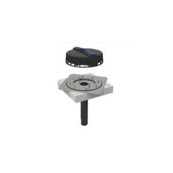 GEBERIT 359.105.00.1 PLUVIA ROOF OUTLET WITH FLANGE 12L/s