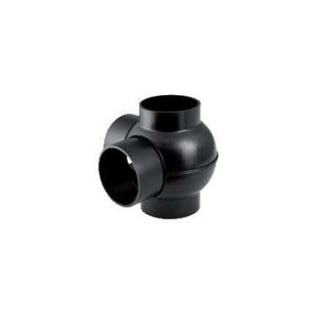GEBERIT HDPE DOUBLE BRANCHBALL FITTING 125x110mm 85deg 368.335.16.1