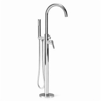 PLUMLINE MENSA BATH MIXER & H/SHR FREESTANDING 15mm CP