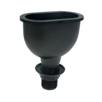 VULCATHENE 497 40mm SMALL OVAL DRIP CUP (178X102mm)