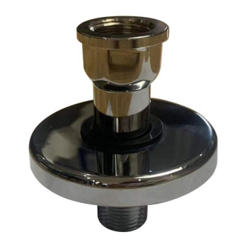 PLUMLINE EXTENSION PIECE & FLANGE CP (PAIR) 15mm