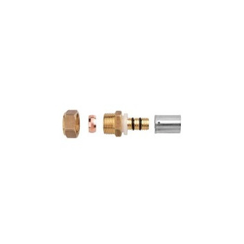 RIFENG STRAIGHT MULTI WELD COUPLING FOR COPPER 20x22mm CRIMPED