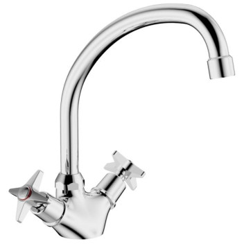COBRA STAR SINK MIXER 1TH 15mm LP CP 296N