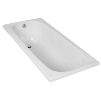 BETTA SHORTLAND DROP-IN BATH NO HANDLES WHITE 1700X750