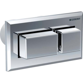GEBERIT 116.052.21.1 PNEUMATIC SQUARE DUAL FLUSH ACTUATOR