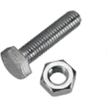 BOLT & NUT GALVANISED M16 X75mm LONG