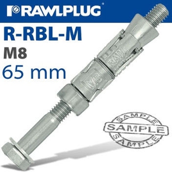 RAWLPLUG RAWLBOLT M8x65mm