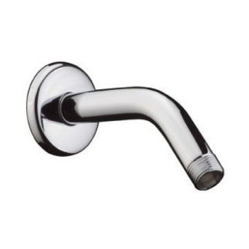 HANSGROHE 27411 THIN SHOWER ARM & FLANGE STANDARD 128mm LONG