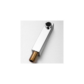 GIO A108 SQUARE WALL SPOUT 130MM CP