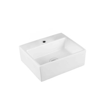 PLUMLINE MERU II RECTANGULAR 1TH F/STANDING BASIN 510X420x140 HIGH