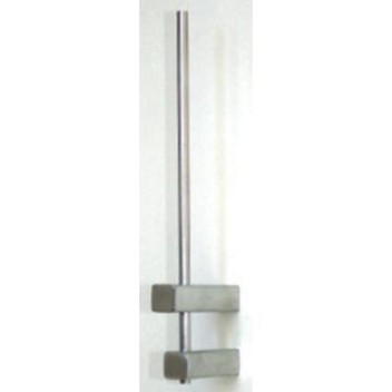 PLUMLINE MERU SPARE TOILET ROLL HOLDER S/ST POLISHED SQUARE