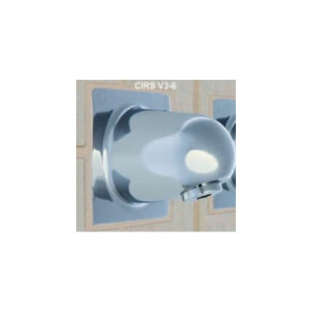 WALCRO CIRS V3-6 6L/MIN CP VANDAL RESISTANT SHOWER ROSE CP 15mm