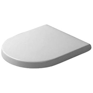 DURAVIT 0062410000 STARCK 3 TOILET SEAT & COVER WITH LATERAL SHAFT HIN