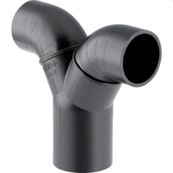 GEBERIT HDPE DOUBLE CONN. FOR SLEEVE 75x56x50mm 365.472.16.1