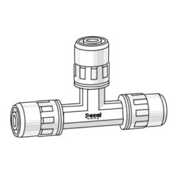 VALSIR VS0160921 PEXAL PPSU EQUAL TEE 50mm
