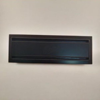 GIO A1017-250/MB SOLID SHOWER GRATE SS MATT BLACK 250x65mm