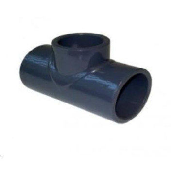 uPVC S/WELD REDUCING TEE 160x110 PLAIN GREY