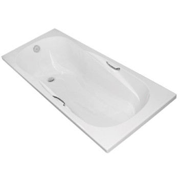 BETTA VIKING DROP-IN BATH WITH HANDLES WHITE 1700X700