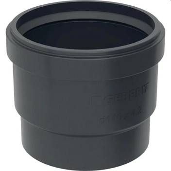 GEBERIT HDPE RING SEAL SOCKET WITH LIP SEAL 125mm 368.779.16.3
