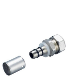 RIFENG STRAIGHT COMPRESSION COUPLING FOR COPPER 32X28mm CRIMPED