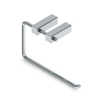 PLUMLINE MERU TOWEL RING S/ST POLISHED SQUARE