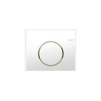 GEBERIT 115.758.KK.5 SIGMA10 ACTUATOR PLATE  WHITE GOLD PLATED