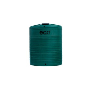 ECO WATER TANK VERTICAL 10000Lt GREEN (40mm IN/OUTLET)