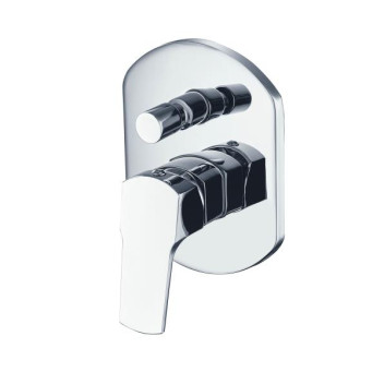 PLUMLINE CRUX U/WALL DIVERTER BATH/SHOWER MIXER 15mm CP