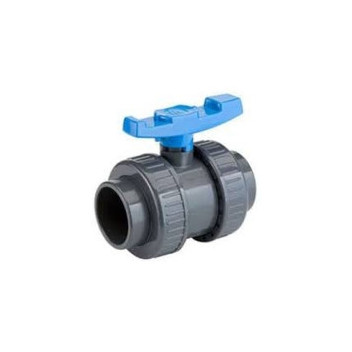 uPVC S/WELD BALL VALVE 50mm DOUBLE UNION PLAIN V321