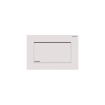 GEBERIT 115.893.JT.1 SIGMA30 STOP-AND-GO ACTUATOR PLATE WHITE MATT