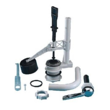 DUTTON FP44 BETA VALVE & HANDLE & WHITE FLUSH PIPE 1.3/4