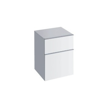 GEBERIT 502.315.01.2 ICON LOW CABINET 2 DRAWER 450x600mm GLOSS WHITE