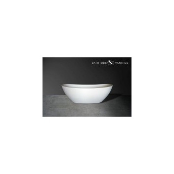 CRYSTALLITE LAYLA 1.7 FREE STANDING BATH WHITE 1760x880x610