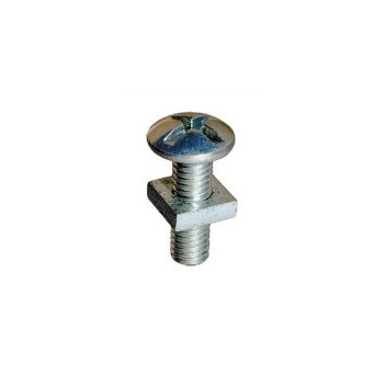 GUTTER BOLT & NUT GALVANISED M6 X20mm