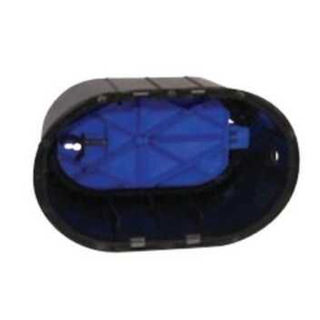 PLASTIC WATER METER BOX ONLY (BLUE LID) 310X200X150mm