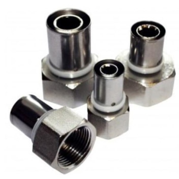 RIFENG STRAIGHT FEMALE ADAPTOR BRASS 20x3/4 CRIMPED