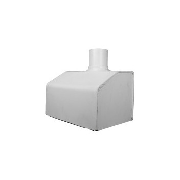 MARLEY HALF ROUND PVC GUTTER RAINWATER HEAD DRH2