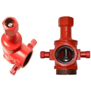 WOODLANDS WTD-80 RIGHT ANGLE TAMPERPROOF HYDRANT & DBL LUG OUT